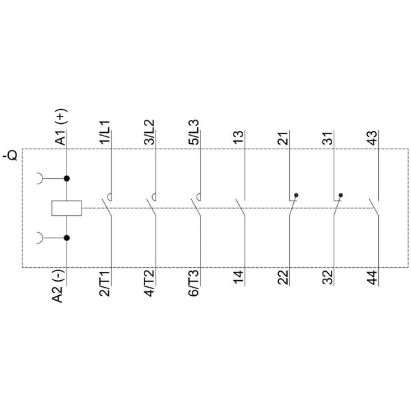 Siemens 3RT2024-1BM44 Tehonsuojaus 3 x katkaisija 690 V/AC 1 kpl