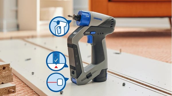 Dremel Blueprint DD12V-S1 3-in-1 akkuporakone 12 V 2 Ah