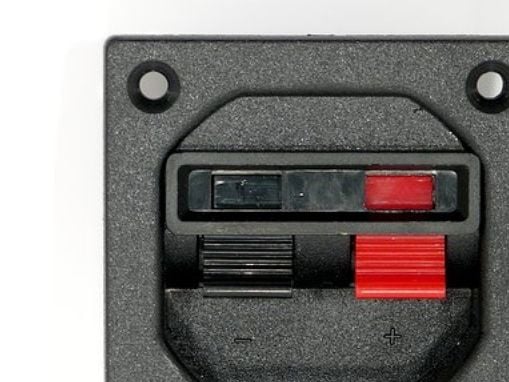 Visaton PT 57 NG - Terminalblokk for høyttaler - 10 mm² - svart, rød