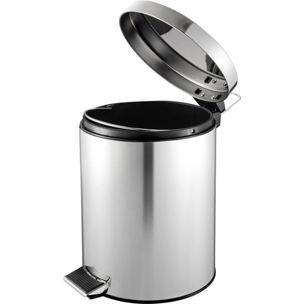 Poljinroskis, V-osa, harmaa, terästä, 5 l, muovisella sisäämpärillä