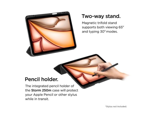 Eiger Eiger Storm 250m Stylus iPad Air 13'' (2024) nettbrettetui svart