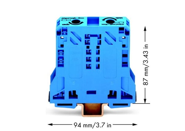 Wago 285-154, 20 mm, 94 mm, 87 mm, 87 mm