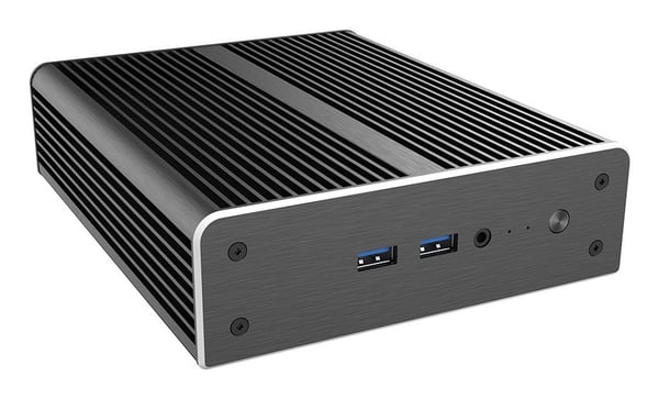 AKASA Newton AC3 A-NUC96-M1B -kotelo Intel NUC 13 Pro i3 UCFF:lle, tuulettimeton, musta