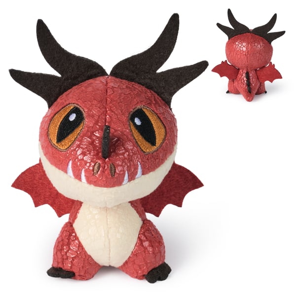 DRAGONS Plysj leketøy, 7,6 cm