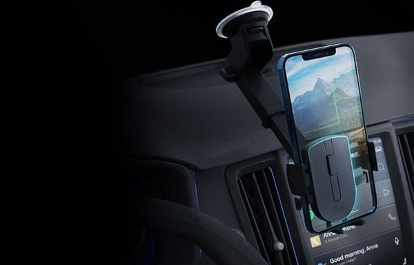 3MK Twist Automatic Car Holder, Mobiltelefon / smartphone, Passiv hållare, Bil, Svart