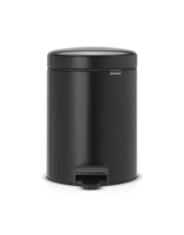 Pedalspand Brabantia Newlcon 5 ltr. stål mat sort