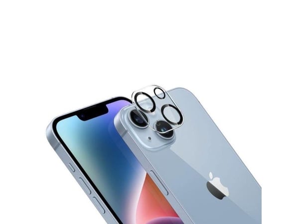 Crong Lens Shield - Kameran ja objektiivin suojalasi iPhone 14 / iPhone 14 Plus -puhelimelle