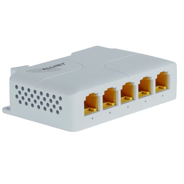 ALLNET 222870, Uhåndtert, L2, Gigabit Ethernet (10/100/1000), Strøm over Ethernet (PoE), Rack-montering, DIN rail