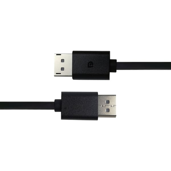 DELTACO - DisplayPort-kabel - DisplayPort (hann) til DisplayPort (hann) - DisplayPort 1.4 - 1 m - 8 K 60 Hz (7680 x 4320) støtte, opptil 32,4 Gbps-...