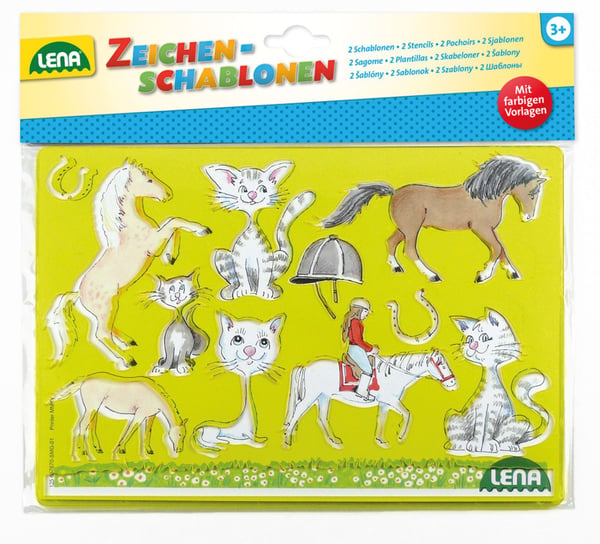 Lena 65767, Kunststensil, Barn, Flerfarget, Gutt/Jente, 3 år, 260 mm