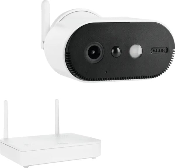 ABUS PPIC91000, IP-turvakamera, Sisätila ja ulkotila, Langaton, Katto/seinä/työpöytä, musta, Valkoinen, IP65