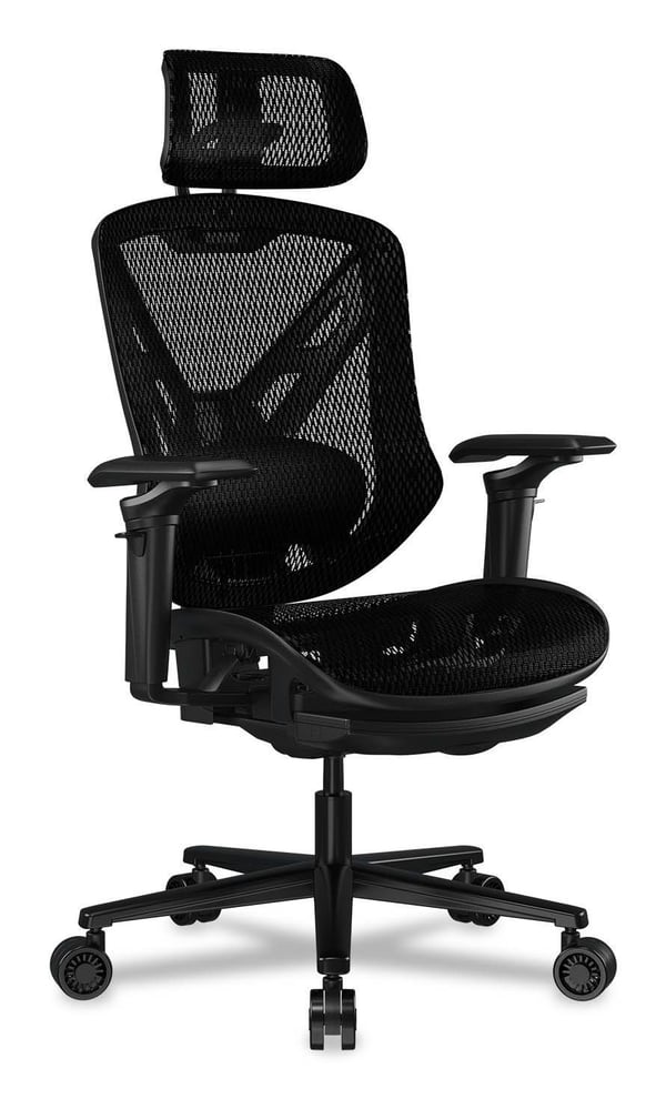 COUGAR Gaming CGR-SPD-GRB, Yleismallinen pelituoli, 120kg, Racing, Universal, Musta, musta, musta
