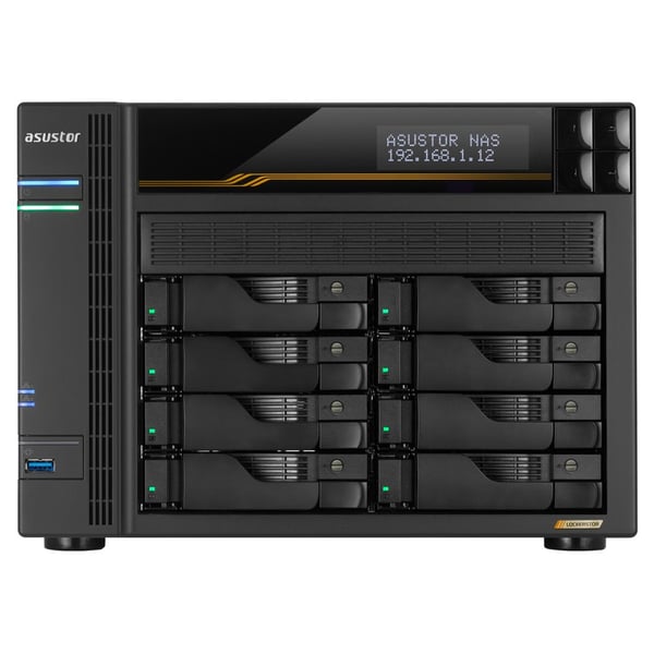 Asustor Lockerstor 8 Gen3 AS6808T 8-paikkainen (90-AS6808T00-MF30)