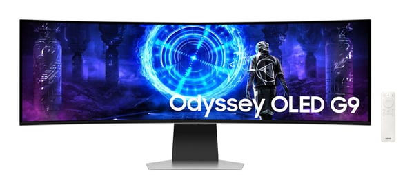 Samsung Odyssey OLED G9 S49DG950SU-skjerm, 49", Dual QHD, 240 Hz