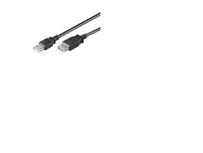 Goobay 68903, 1,8 m, USB A, USB A, USB 2.0, Svart
