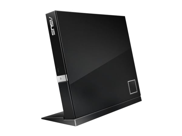 ASUS SBC-06D2X-U - Platestasjon - DVD±RW (±R DL) / DVD-RAM / BD-ROM - 6x - USB 2.0 - ekstern - svart