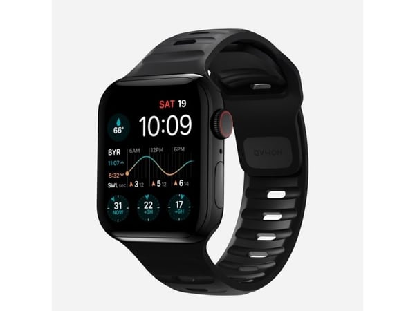 Nomad Sport Strap Apple Watch-armband 49/46/45/44/42 mm vattentätt M/L svart
