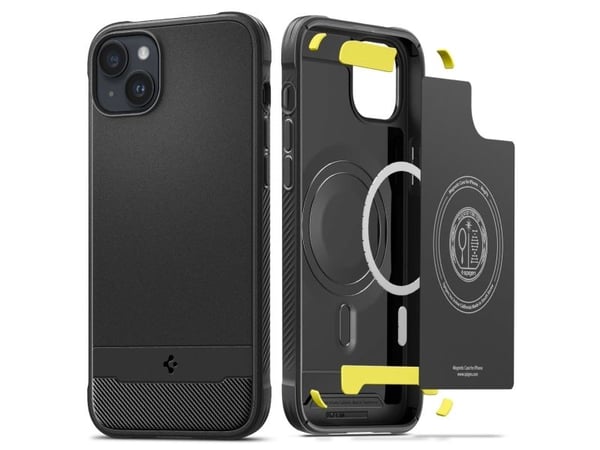 Spigen ACS04890, Suojus, Apple, iPhone 14 Plus, 17 cm (6.7"), Musta