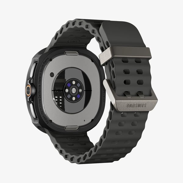 Spigen Liquid Air, Ask, Smartwatch, Svart, Samsung, Watch 8 Classic (46mm), Termoplastisk polyuretan (TPU)