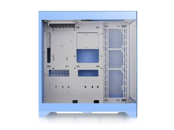 Thermaltake CTE E600 MX - Mid tower - utökad ATX - genomskinlig sidopanel (härdat glas) - ingen strömförsörjning (PS/2) - hortensia blå - USB/ljud
