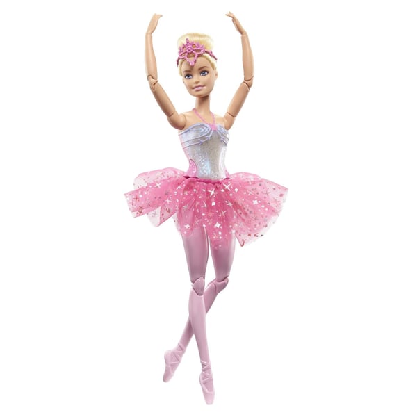 Barbie Dreamtopia Twinkle Lights HLC25 balettdocka med ljus, blond