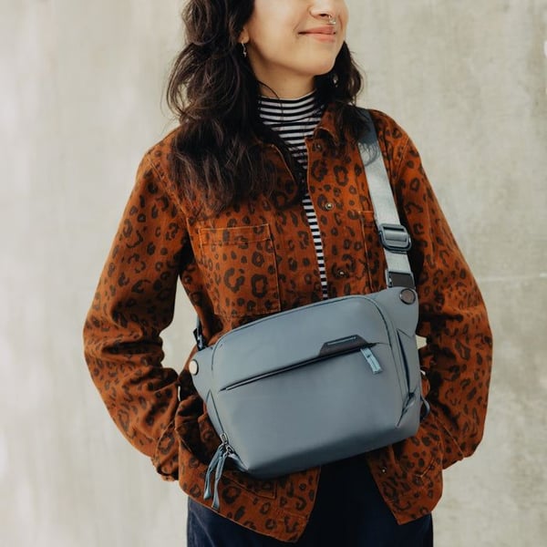 Peak Design Everyday, Sling-reppu, Mikä tahansa tuotemerkki, Olkahihna, Sininen