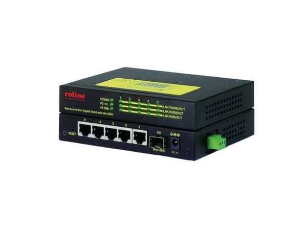 ROLINE 21.13.1162, Gigabit Ethernet (10/100/1000), Full tosidig, Strøm over Ethernet (PoE)