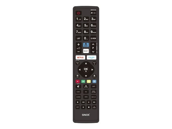 Sinox fjärrkontroll för LG, TV, RF Trådlös, Tryckknappar, Svart