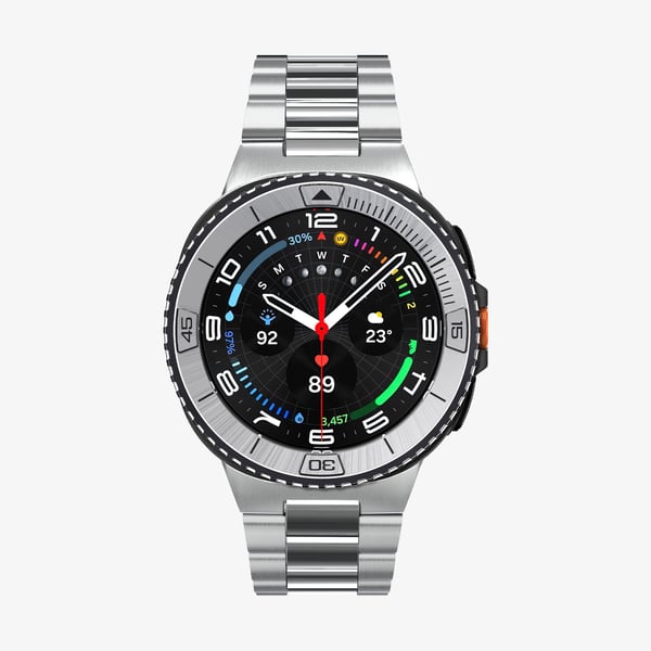 Spigen Bezel Tune, Box, SmartWatch, Silver, Samsung, Watch 8 Classic (46mm), Rostfritt stål