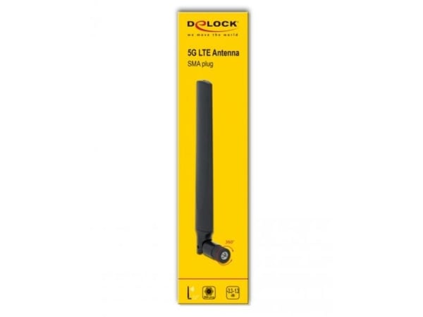 Delock - Antenni - 19,7 cm - mobiili, Bluetooth - -0,5 - 2,3 dBi - ympärisäteilevä - lajitellaan - lajittelu