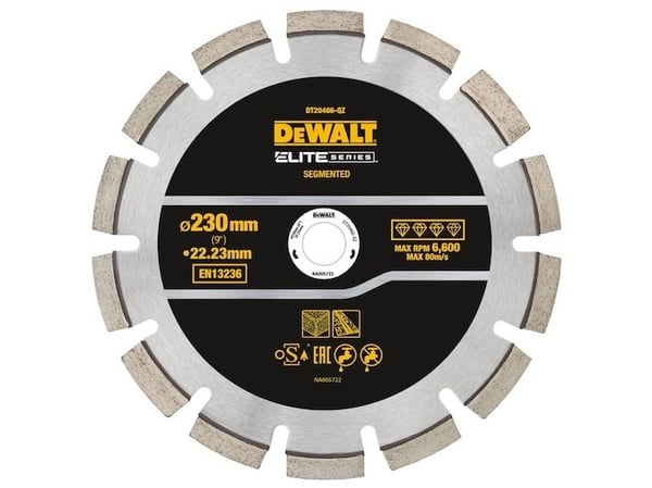 DEWALT DIAM.SEG. 230mm ELITE ASFALT/BETON TARGET 230mm ELITE ASFALT/BETON TARGET