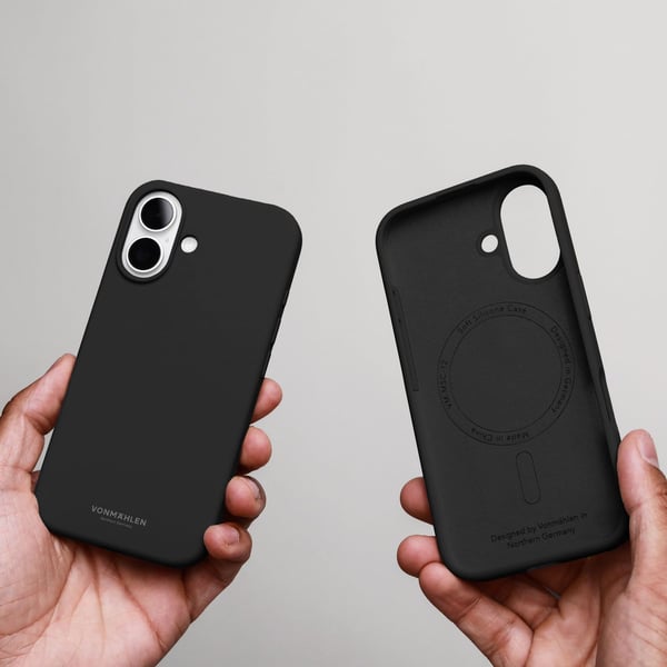 Vonmählen Pehmeä piikotelo iPhone 17 musta