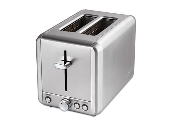 SOLIS Toaster Steel - 2 skive(r) - Rustfritt stål - Rustfritt stål - Knapper - Rotasjonskontroll - 925 W - 280 mm (SO016)