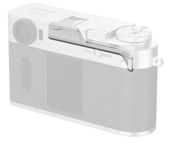 SmallRig 5221, Digitaalikameran peukalokahva, Fujifilm, X puoli, hopea, alumiini, silikoni, 68.2 mm