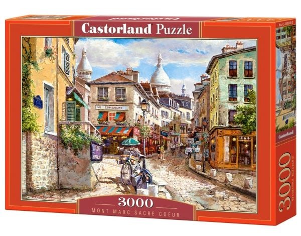 Castorland puslespill 3000 brikker Mont Marc Sacre Coeur