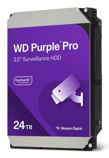 Western Digital WD Purple Pro WD241PURP harddisk 24 TB 3,5" SATA 6Gb/s