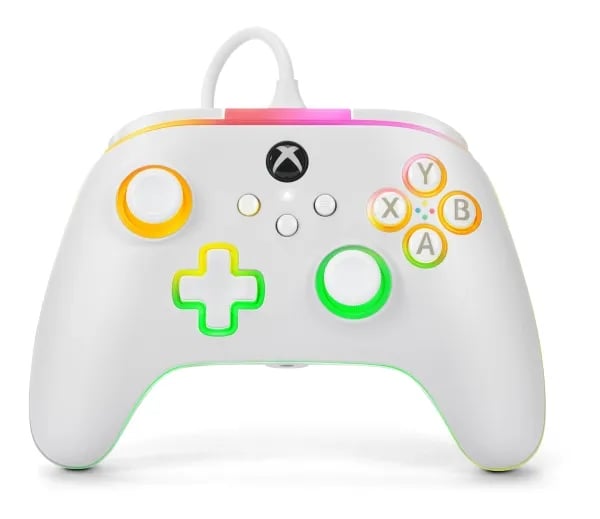 PowerA XBGP0178-01, Gamepad, PC, Xbox One, Xbox Series S, Xbox Series X, Flerfarget, Koblet med ledninger (ikke trådløs), USB, USB Type-C