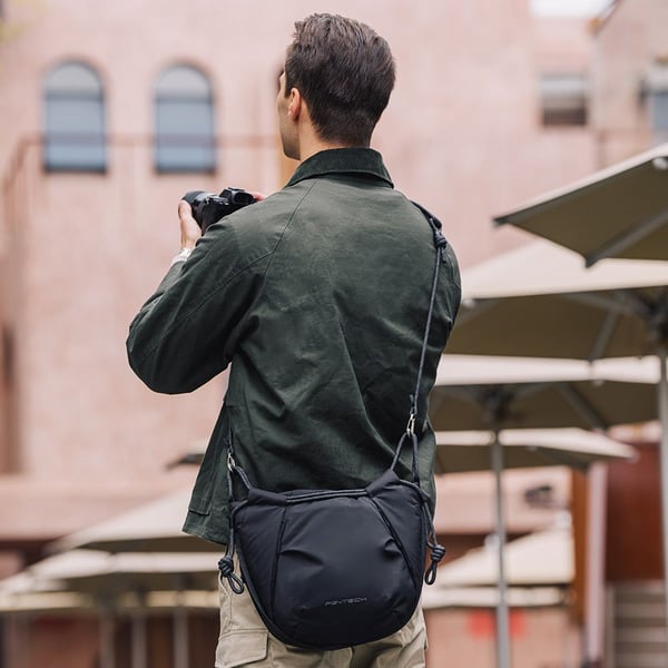 PGYTECH OneGo Rope Strap Bag, Axelväska, Varje varumärke, One camera + one 70-200mm lens DJI Mini Series Drones, Axelrem, Khaki