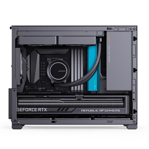 Jonsbo D32 PRO PC-kabinett, mATX, herdet glass, svart
