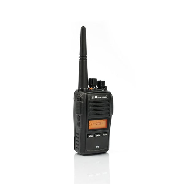 Midland G18 PMR446 walkie-talkie 8 kanaler IP67, svart