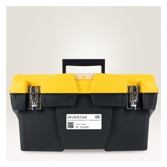 Etiketter Avery 99,1x42,3 mm, hvid, holdbare, til inkjet - (10 ark x 12 stk.)