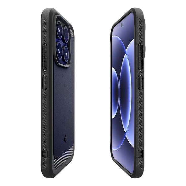 Spigen Rugged Armor, Mobilskal, Xiaomi, 17, 16 cm (6.3"), Svart