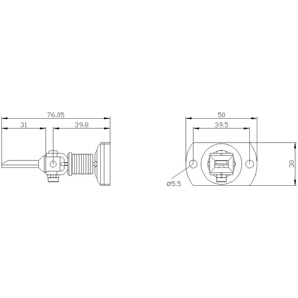 Siemens 3SE5000-0AV05, 75 g, 105 mm, 75 mm, 37 mm
