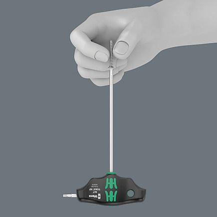 Wera 467 TORX, L-kuusiokoloavain, T6, Musta, 3 mm, 1 kpl