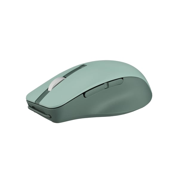 ASUS SmartO Mouse MD200 Silent Plus, Ambidextrous, Optical, RF Wireless + Bluetooth, 4200 DPI, Green