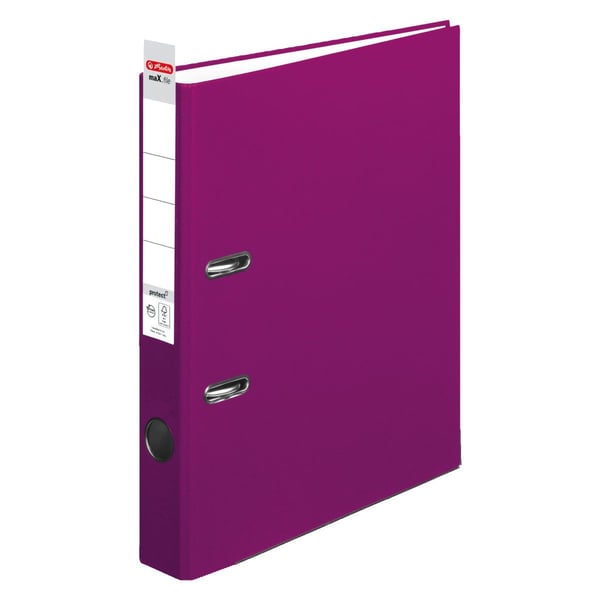 Herlitz maX.file, A4, Oppbevaring, Polypropylen (PP), Lilla, Jekk, 1 stykker