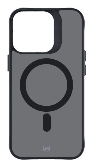 3MK Smoke MagCase, Suojus, Apple, 16 cm (6.3"), Musta