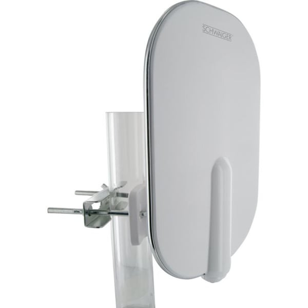Schwaiger DTA4000 011, Ulkona, Valkoinen, 8,5 m, 36 dB, Kaksoispolarisaatio, DVB-T, DVB-T2