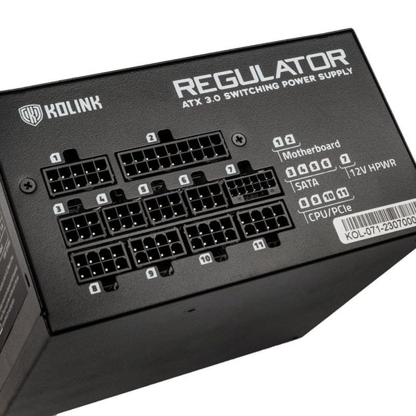Kolink Regulator, 850 W, 100 - 240 V, 47 - 63 hz, 5.5 - 11 A, 5,5 A, 11 A