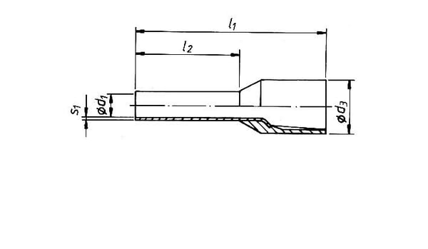 Klauke 173BL Kaapelinsokka 2,5 mm² Sininen 1000 kpl